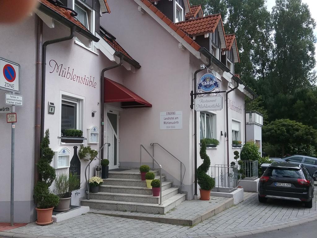 Landhotel Garni Am Muehlenwoerth Tauberbischofsheim Buitenkant foto