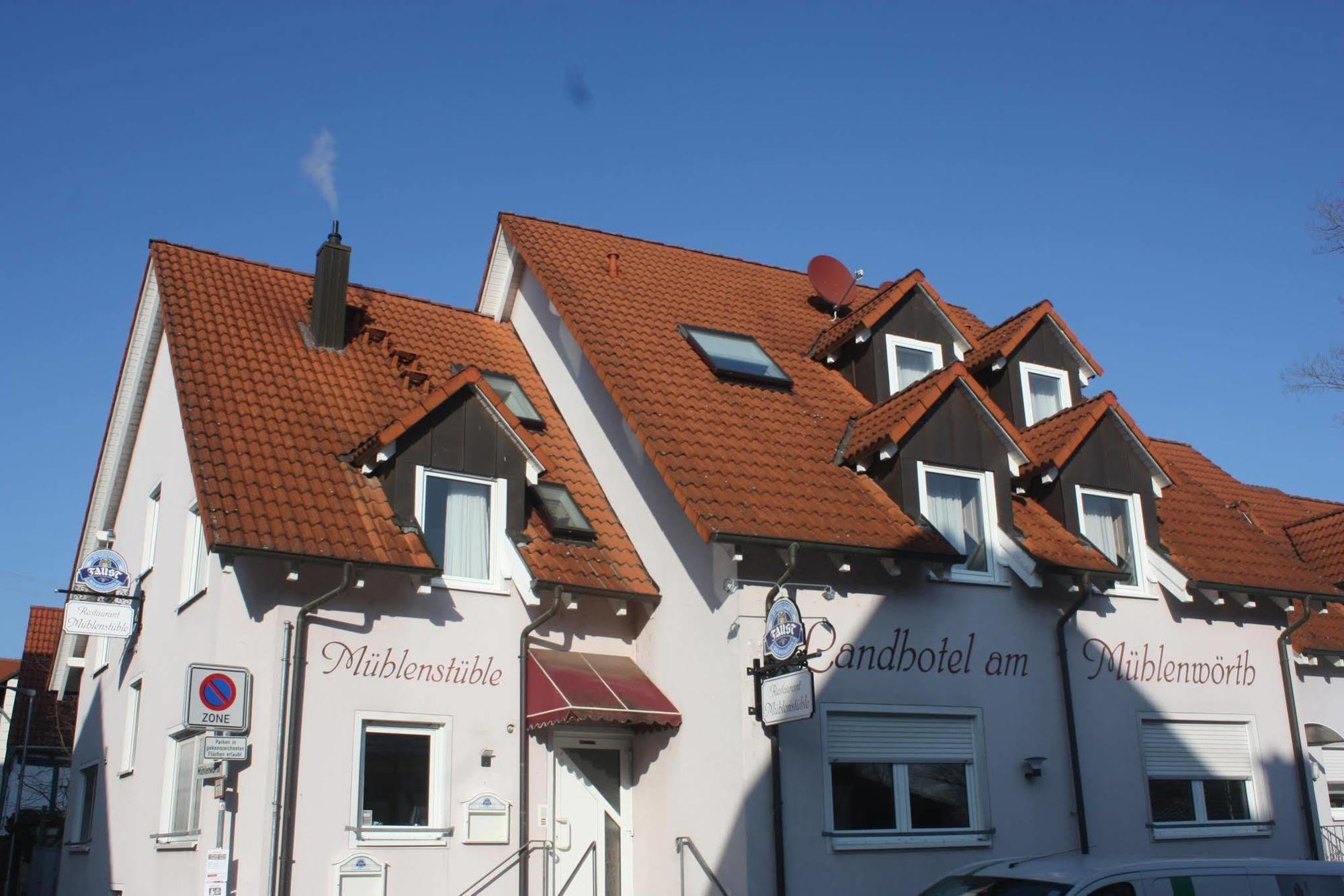 Landhotel Garni Am Muehlenwoerth Tauberbischofsheim Buitenkant foto